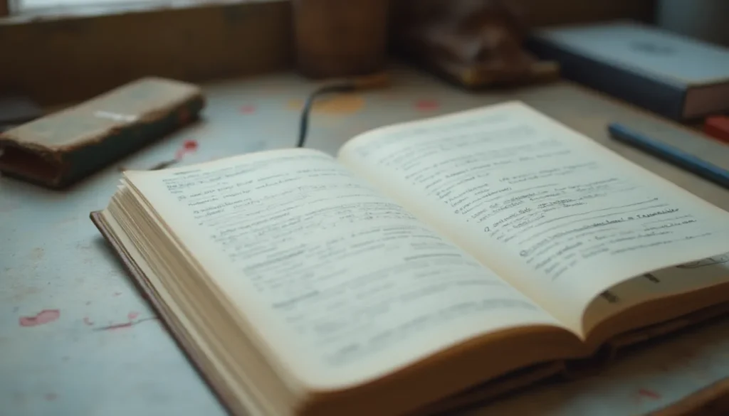Cuaderno de estudiante con ejercicios de diptongos, hiatos y división silábica